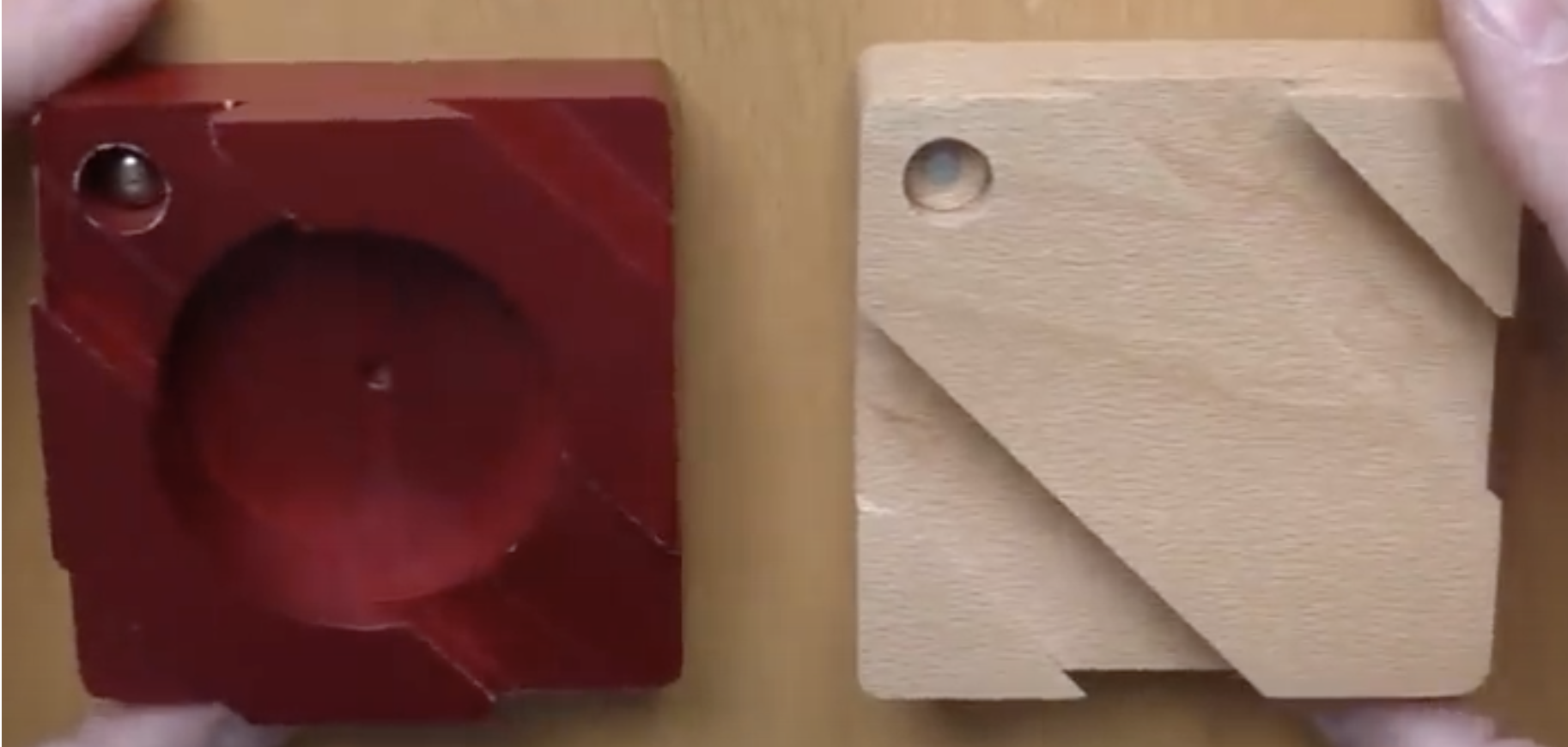 The dovetails for the puzzle boxes